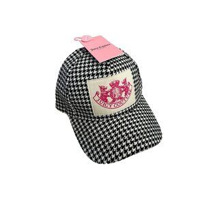 Juicy Couture Houndstooth Tweed Cap Hat ( O/S )